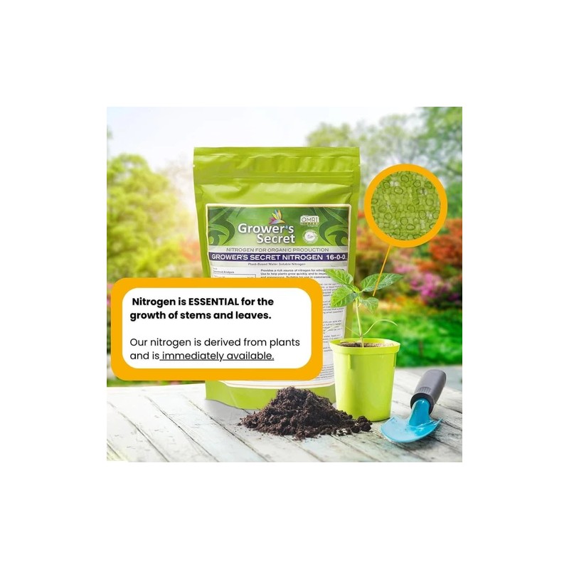 Grower's Secret Nitrogen 16-0-0 • Organic • Readily Available For