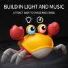 QINGBAO Crawling Crab Toy, Infant Tummy Time Baby Toys, Fun