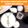 BEPSYOM Pack of 2 Necklace Cord Empty Stone Holder Adjustable