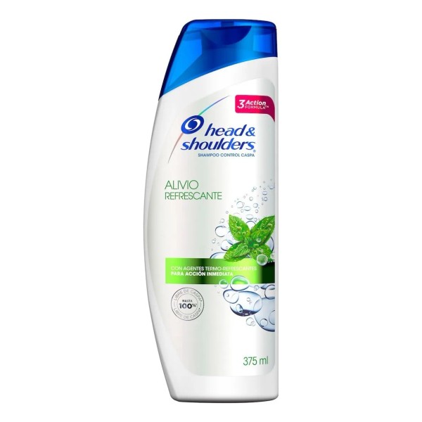 Head Shoulders Shampoo Alivio Refrescante 375ml - Producto Original de