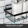 Timotech Set de 2 Estante Organizador de Baño, Repisa Autoadhesiva