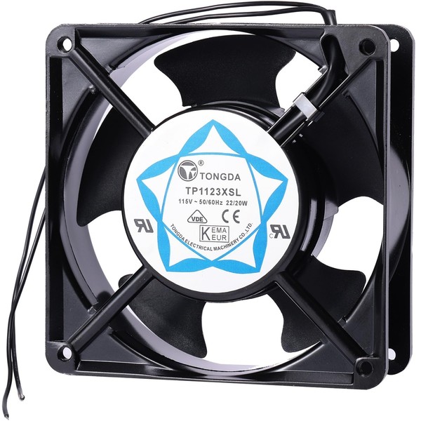 for TONGDA TP1123XSL Cooling Fan, 115V 22/20W 2-Wire AC AXIAL