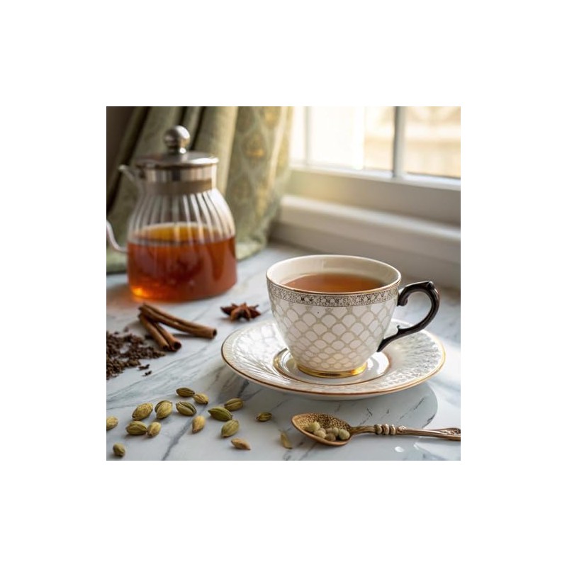 The Republic of Tea Cardamom Creme Brulee Black Tea, 36