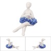 Ballerina Statue Beautiful Relaxed Mood Delicate Ceramic Ballet Dancer Figurine
