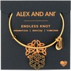 Alex and Ani Endless Knot III Rafaelian Gold Bangle Bracelet