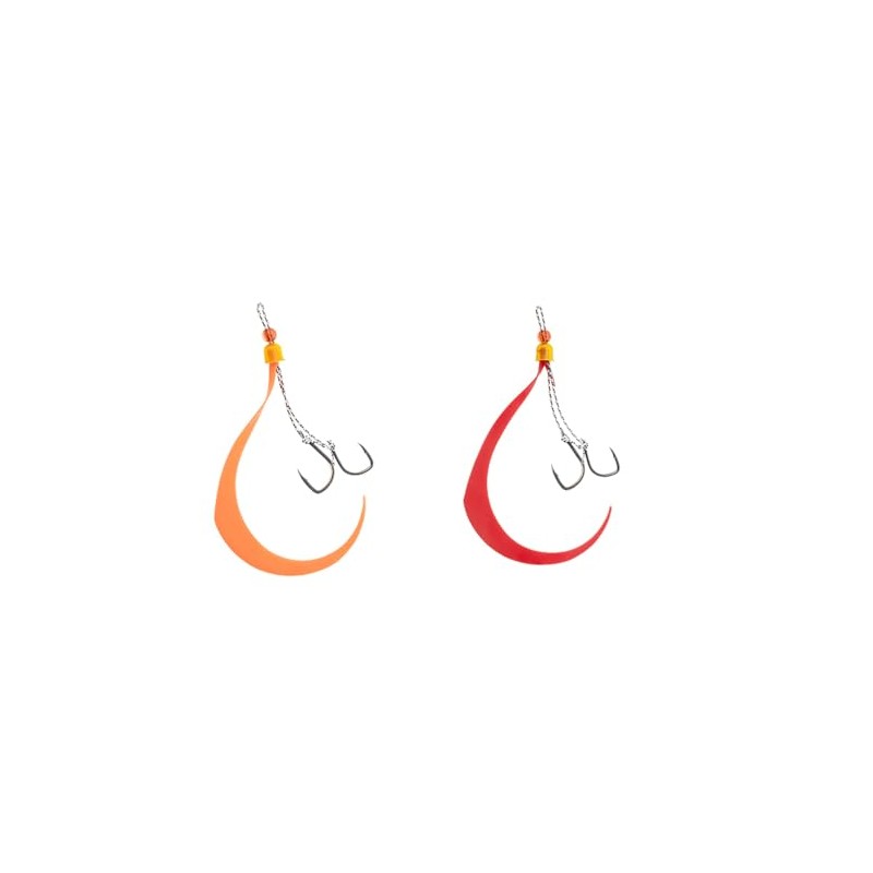 JACKALL (ジャッカル) Ranbu Binbin Switch Spare Rubber Hook Set, #10/#10