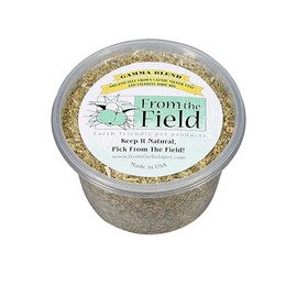From The Field Gamma Blend – Catnip Leaf and Flower, Silver Vine & Valerian Root Mix | Fresh USA-Grown Organic Catnip for Cats | Potent | Resealable Tub 2 OZ