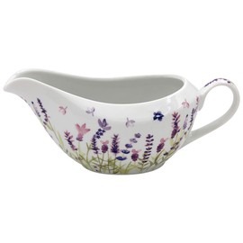 Lavender Design Gravy Boat