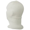 Ski Mask with Three Holes - White OSFM