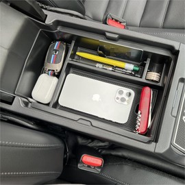 Vesul Center Console Organizer Compatible with 2023 2024 2025 Honda CRV CR-V Hybrid EX EX-L LX SE Sport Touring ABS Insert Tray Storage Box Glove Pallet