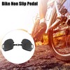 A ABSOPRO 1 pair of bicycle pedals with straps, bicycle