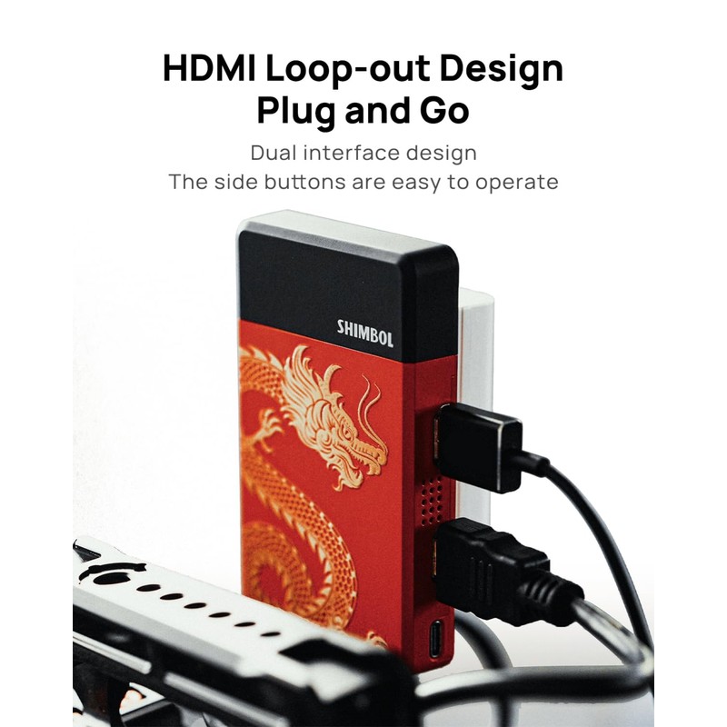 Shimbol Wireless Video Transmission System TP Mini HDMI Transmitter and