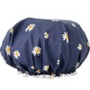 Trade Me Cute Character Shower Cap 28 x 30 cm, Navy, 1 Piece / 트레이드미 귀여운 캐릭터 샤워캡 28 x 30 cm, 네이비, 1개