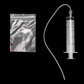 Weather Forecast Glass Bottle, Blue Barometer Home Decoration Innovative Predicts Weather Changes 15cm