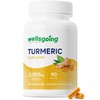 Wellsgoing Turmeric Curcumin 2300mg with Black Pepper Extract – High