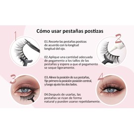 Kit de extensin de pestaas, juego de una sola pieza de ojo de gato de 5 pares de pestaas postizas para maquillaje de escenario, ojos de zorro gruesos 