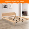 4 PCS (8.3"-14.5") Adjustable Bed Frame Support Legs, Frame Center