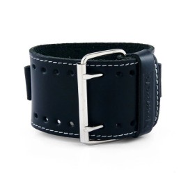 Nemesis Sporty Racing Watch with Single Stitched Leather Cuff Band Vintage Style