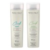 Kit Tratamiento Para Hidratar y Definir El Cabello Rizado y Ondulado Tec Italy Curls Shampoo y Crema Para Hidratar