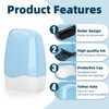 KOEYLE 2 Pack Confidential Roller Stamp with 6 Pack Refills