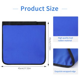 ANNWAH Lead Apron for X-Rays - 0.5mmpb Half Lead Aprons X-Ray Shield