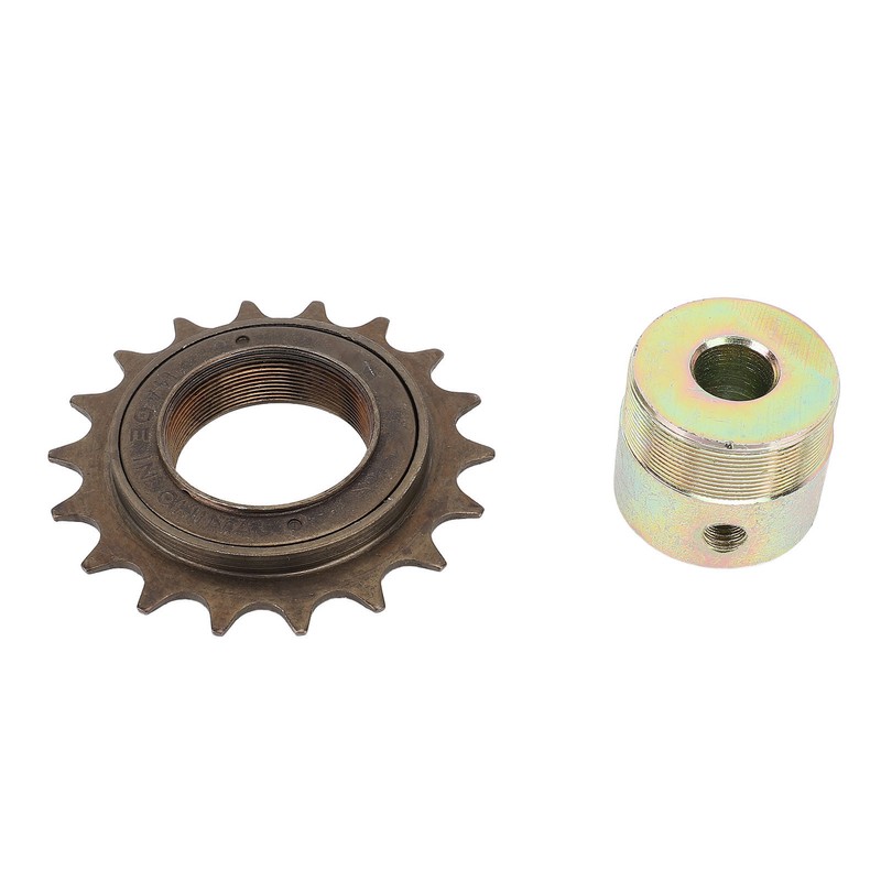 Single Speed Bike Freewheel 18T Threaded Bicycle Freewheel with 13mm