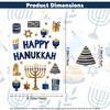 10 Sheets Hanukkah Stickers Happy Hanukkah Stickers for Kids Adults,Chanukah