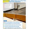 IWIWE Adjustable Sliding Closet Door Floor Guides with Carpet Risers