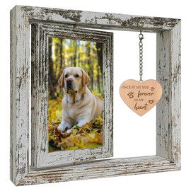 Once by My Side Forever in My Heart Pet Bereavement Photo Frame Dog Memorial Gifts Keepsake (Dis Two 15x10 cm)
