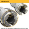 Hanpex Tub Drain Remover Wrench - Dual Ended for Bath