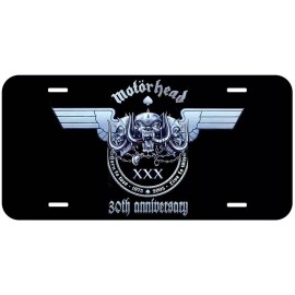 Motorhead 30th Aluminum Novelty Tag Car License Plate