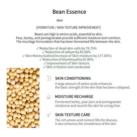 Mixsoon Bean Essence 50ml Esencia Corea Hidratante Nutritiva                                                                                          