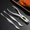 3Pcs Seafood Tools Set - Lobster Crab Leg Crackers Nut
