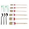 13PCS/Set Car Cleaning Detailing Brush Set Reusable Flexible for Washing