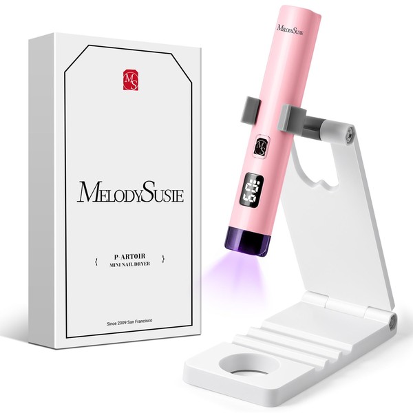 MelodySusie MelodySusie Handheld UV Light for Gel Nails with Stand,