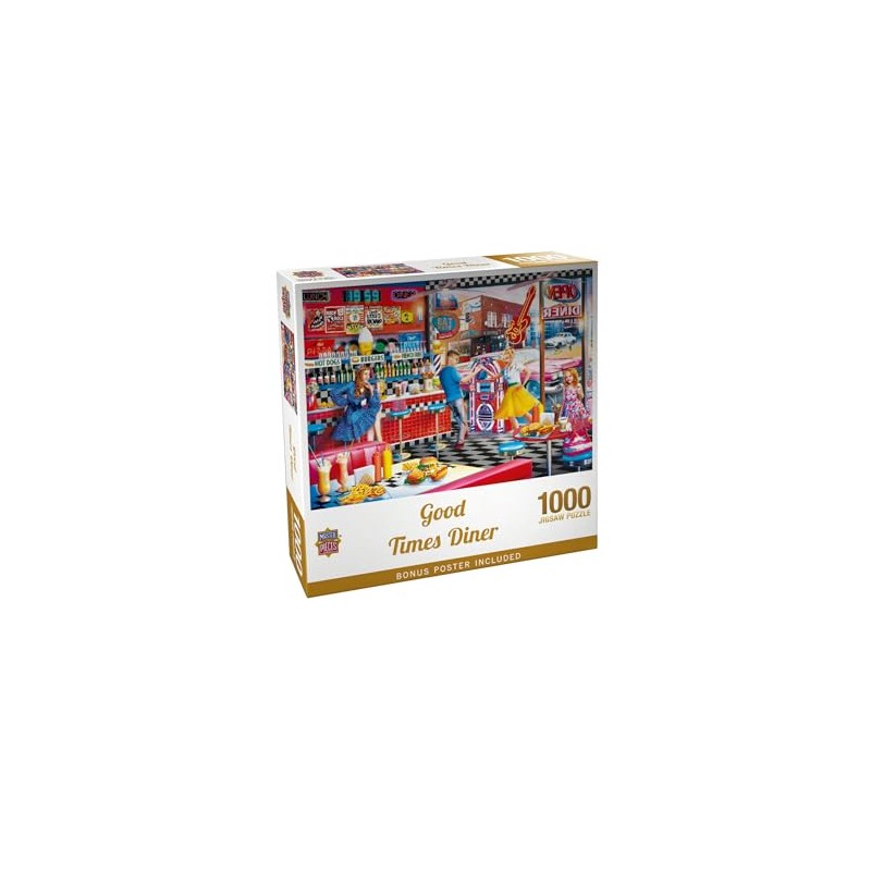 Masterpieces 1000 Piece Jigsaw Puzzle for Adults and Families -