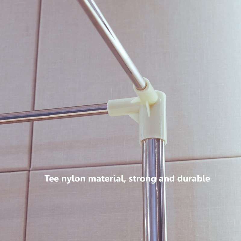 AIKASY Outer Support Canopy Frame Post Queen Size Stainless Steel
