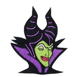 Sleeping Maleficent Beauty 3.14 Inches Tall Embroidered Patch