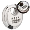 Stainless Steel Password Round Padlock Key 70mm thickened 9, 5mm