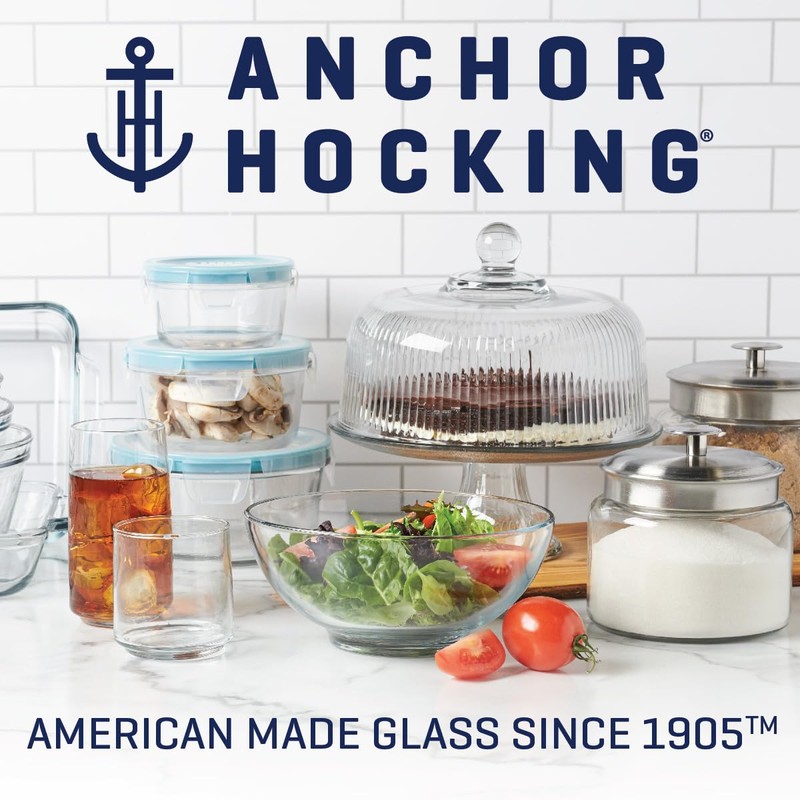 Anchor Hocking 26 Piece Glass Storage Containers with Lids (13