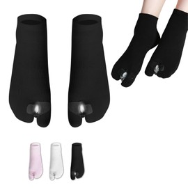 Wandefu Bunion corrector that can be worn with shoes everyday，toe separators for both men and women，fix the big toe brace of bunion hammer，Corrector and socks 2in1 (Black L 1 pc)