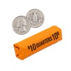 Quarter Flat Coin Wrappers, Solid Bundle of 100