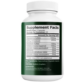 wellnessesity Ever Joint Support Pills for Joint Pain and Inflammation Supplement- 8 Bottles