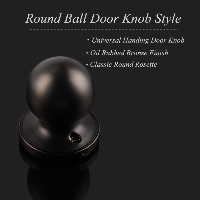 Probrico Dummy Door Knobs Interior Door Pulls Handles, Interior Door