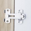 Heavy-Duty Plate Hook Latch Lock (5 Pcs) - Door Hasp Locking Mechanism