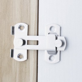 Heavy-Duty Plate Hook Latch Lock (5 Pcs) - Door Hasp Locking Mechanism