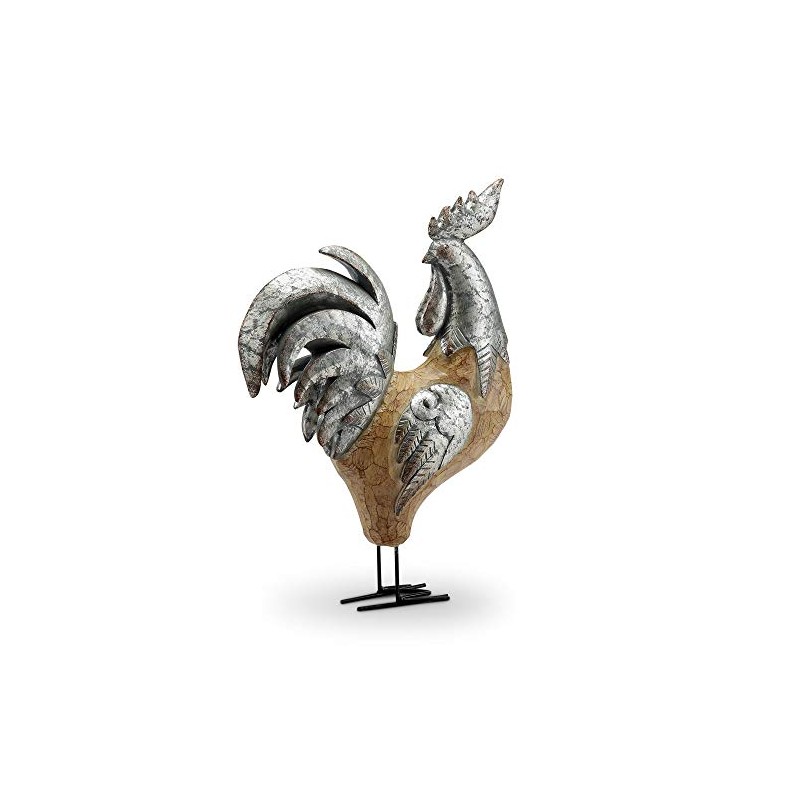 Barnyard Boss Rooster Sculpture