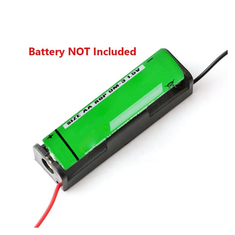 hrsyyl 10pcs Single AA Battery Holder 1x 1.5V AA Battery
