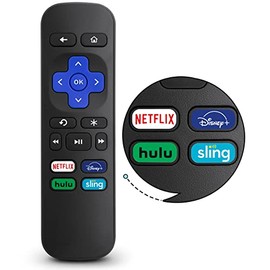 for Roku Express Remote,Roku Premiere Remote,Roku 1,2,3,4 (HD,LT,XS,XD),(NOT for Roku Stick, Roku TV)
