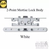 Pella 2 Point Mortise Lock For Storm Door White Two